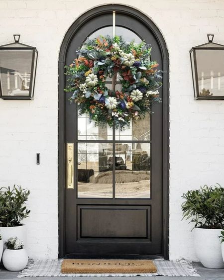 Pretty pumpkin wreath. 🍁🍂 

#falldecor #falldecorations #flatware #diningtable #pumpkin #homedecor #home #fall #walmart #dinnerware #whitepumpkins #candleholder #walmartfinds #betterhomes 


#LTKSeasonal #LTKHalloween #LTKhome