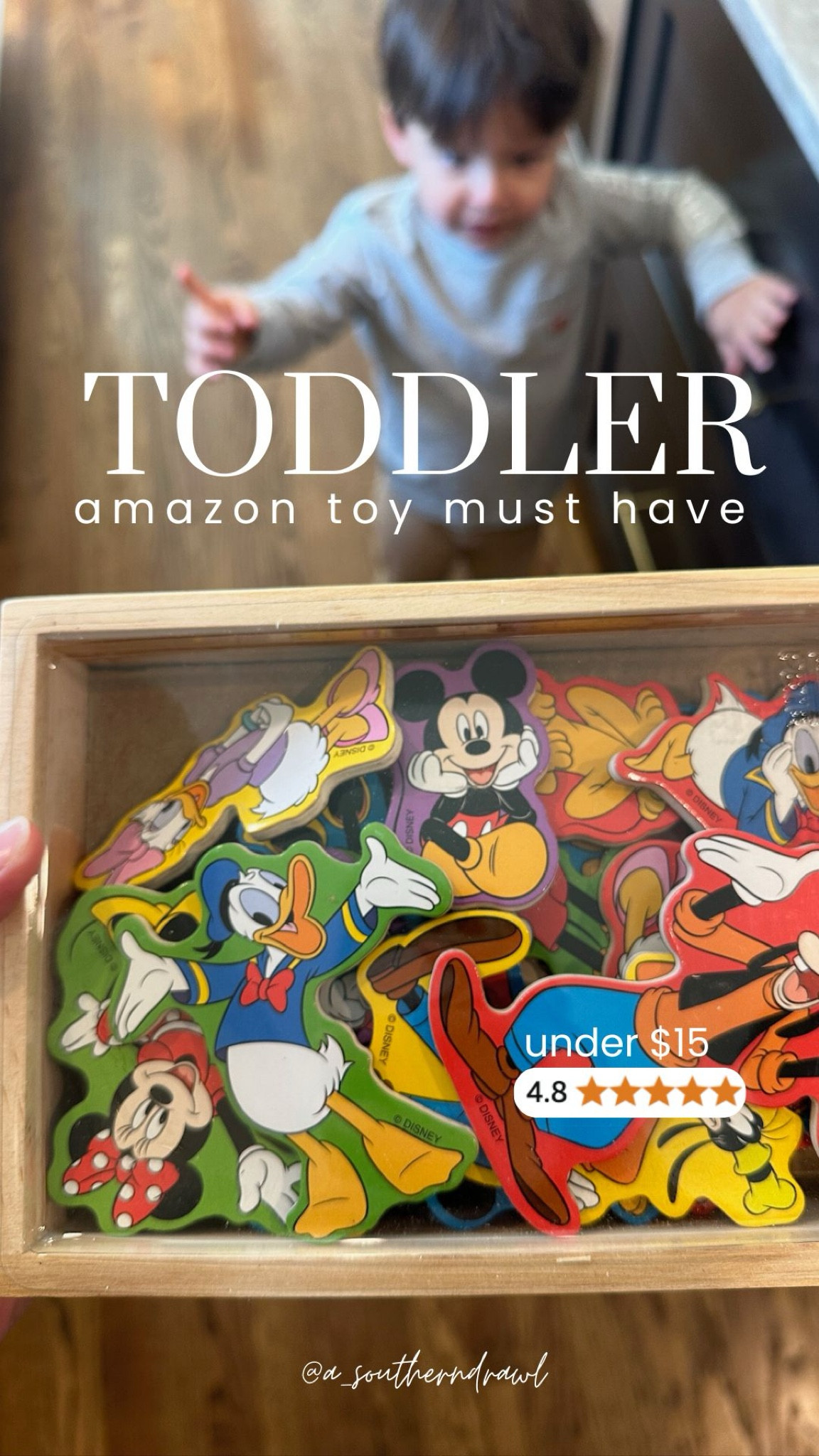 Amazon toddler toy under $15☺️👏💫 they have so many character options, but of course we had to go with Mickey and friends!

Amazon find, toddler toy, magnet, Melissa and Doug toy, under $15 find, Mickey Mouse, Grace White, A Southern Drawl

#LTKFamily #LTKKids #LTKFindsUnder50
