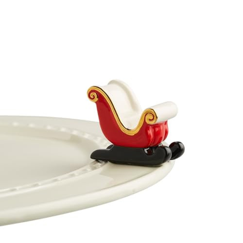 Nora Fleming Sleigh Bells Ring (Sleigh) - Hand-Painted Ceramic Christmas Decor - Winter Minis for The Home and Office | Amazon (US)