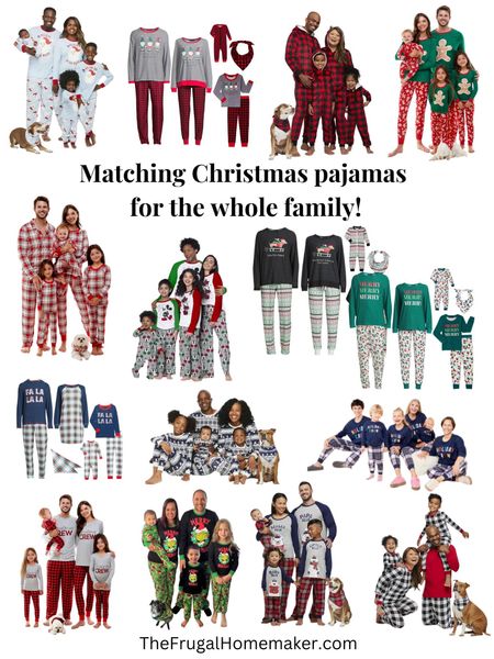 Make a family Christmas memories with matching family pajamas!  #walmartpartner I found all these all fun matching pajama sets including matching pet pajamas too!  Snag them quickly before sizes start to go out of stock.  #walmartfashion

#LTKHoliday #LTKSeasonal #LTKfamily