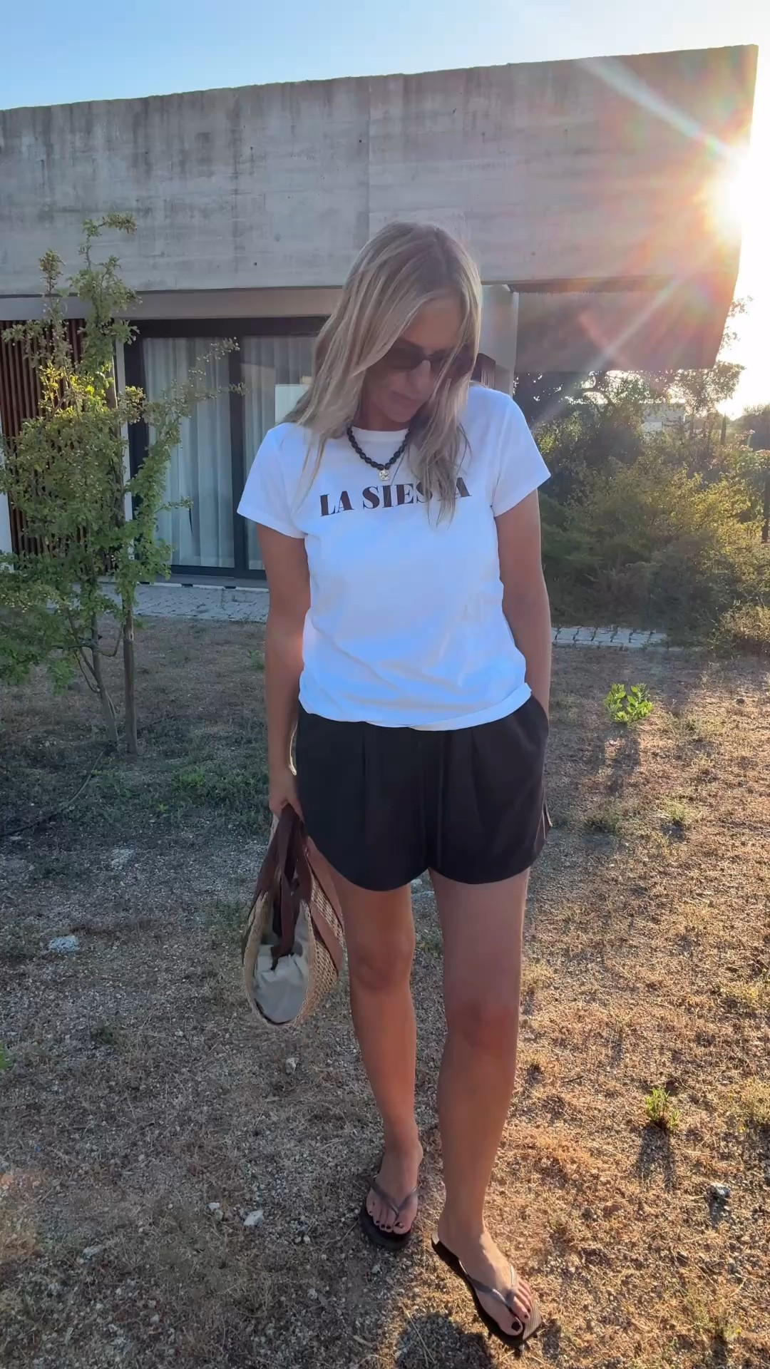 Shorts and t shirt dinner 
Wearing the large in the t shirt and 
Size 12 in the shorts 

Holiday outfit 
Portugal

#LTKsummer #LTKtravel #LTKfamily
