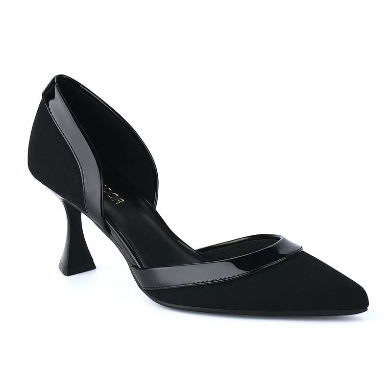 JENN ARDOR Women's Pumps Low Heels Pointed Closed Toe Kitten Dress Shoes for Women Comfortable St... | Walmart (US)