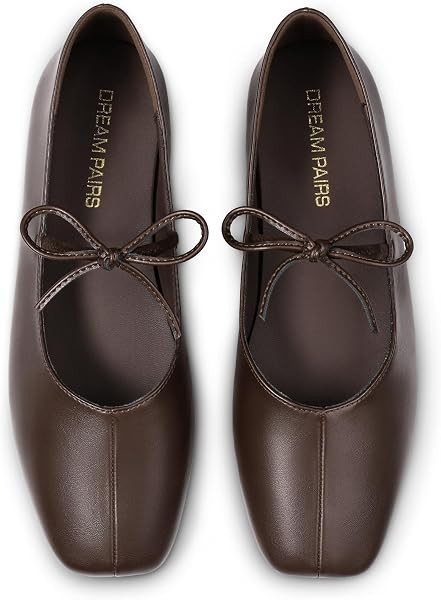 DREAM PAIRS Women's Ballet Mary Jane Flats | Amazon (US)