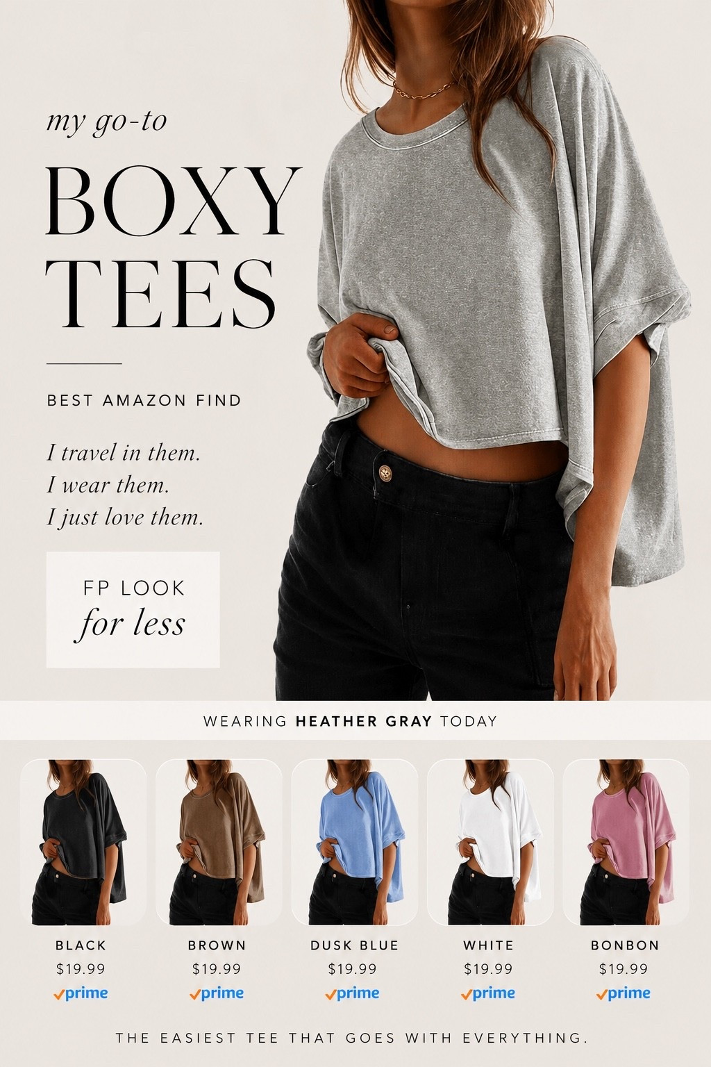 My go to! Live in these Amazon tees! I do small. More colors too! 


Tee. Spring tee. Spring tops. Basics.

#LTKSaleAlert #LTKootd #LTKOver40