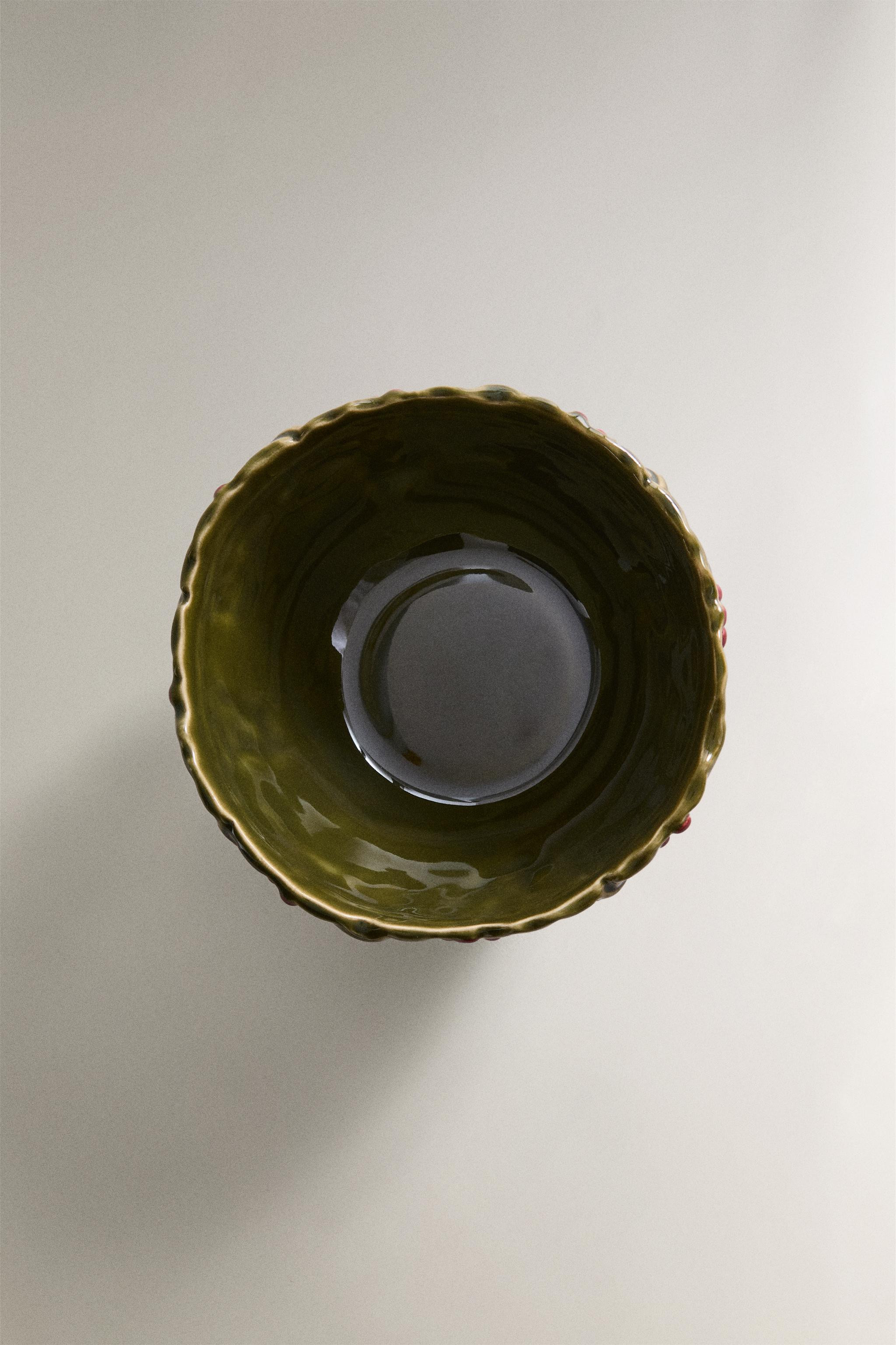 CIOTOLA PORCELLANA AGRUFOGLIO NATALE | Zara IT