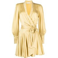Zimmermann Silk Wrap Mini Dress | Balardi (US & Canada)