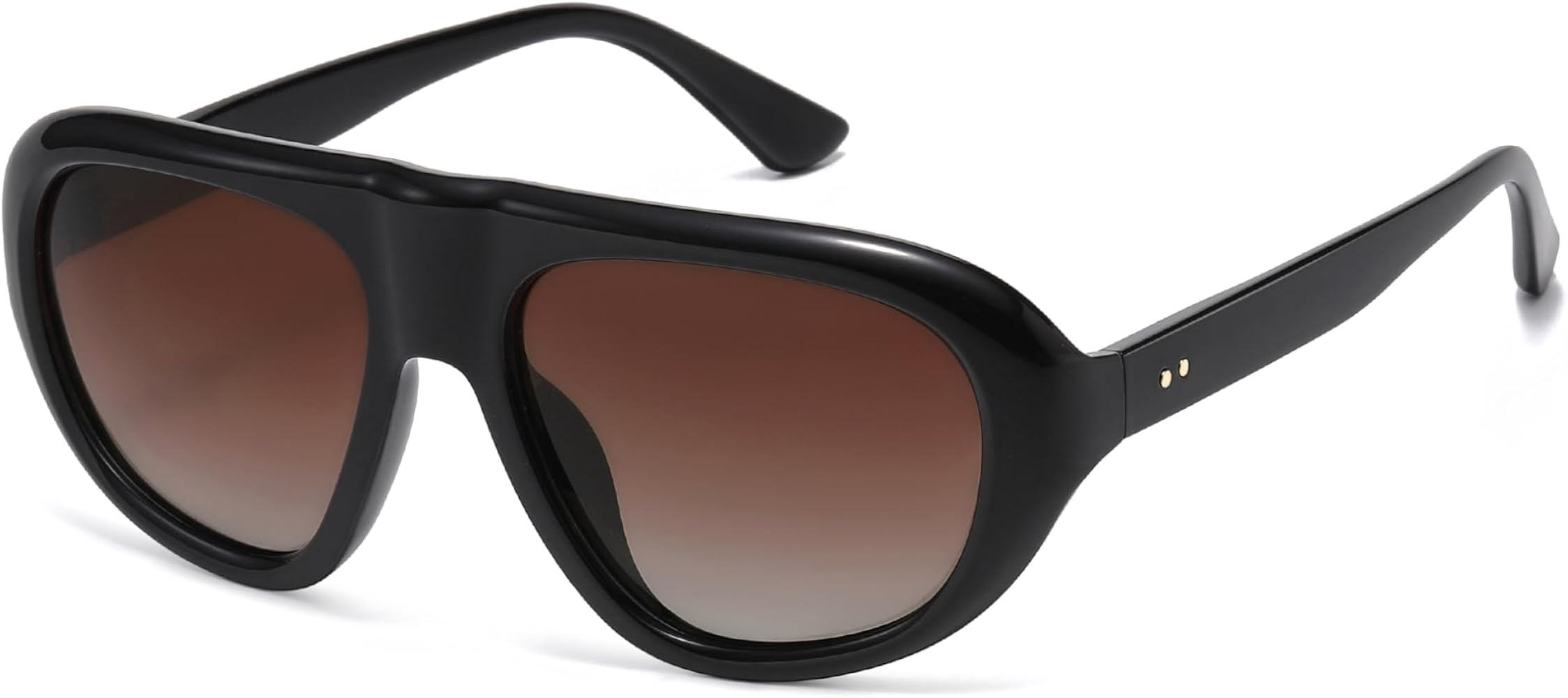 Trendy Oversized Polarized Aviator Sunglasses Womens Men Retro Vintage 70s Style UV Protection Su... | Amazon (US)