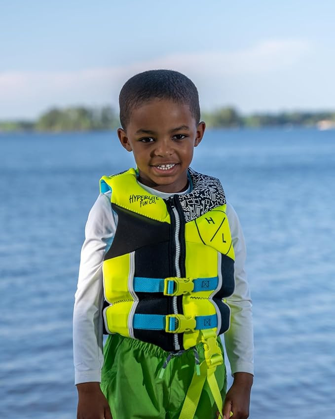 Hyperlite Fluid Flex Youth/Child Life Vests & Toddler Life Vest, US Coast Guard Approved | Amazon (US)