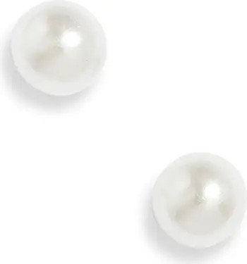 Nordstrom 3mm Imitation Pearl Stud Earrings | Nordstrom | Nordstrom