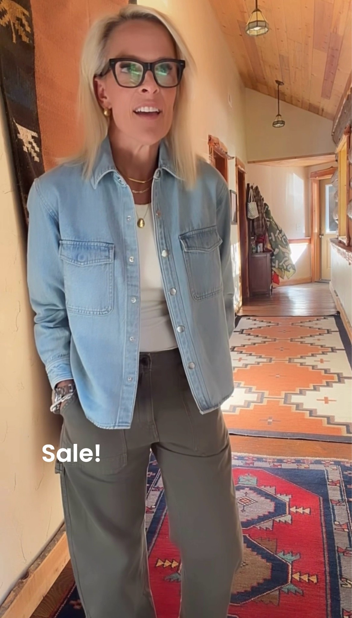 This denim shirt jacket is on sale AND additional 30% off 
Code LONGWEEKEND

Wearing small 
@Madewell

#LTKOver40 #LTKSaleAlert #LTKdayinmylife