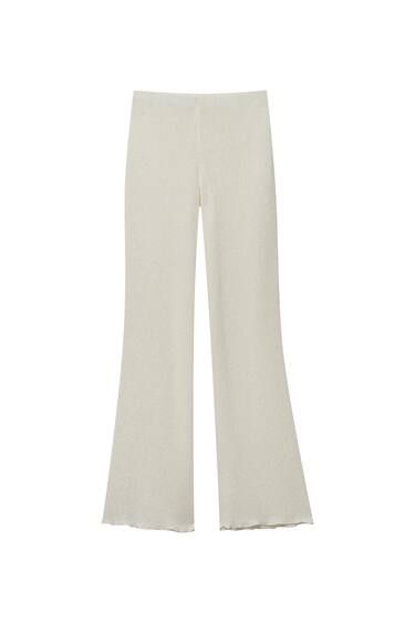 FLARED CUTWORK TROUSERS | PULL and BEAR UK