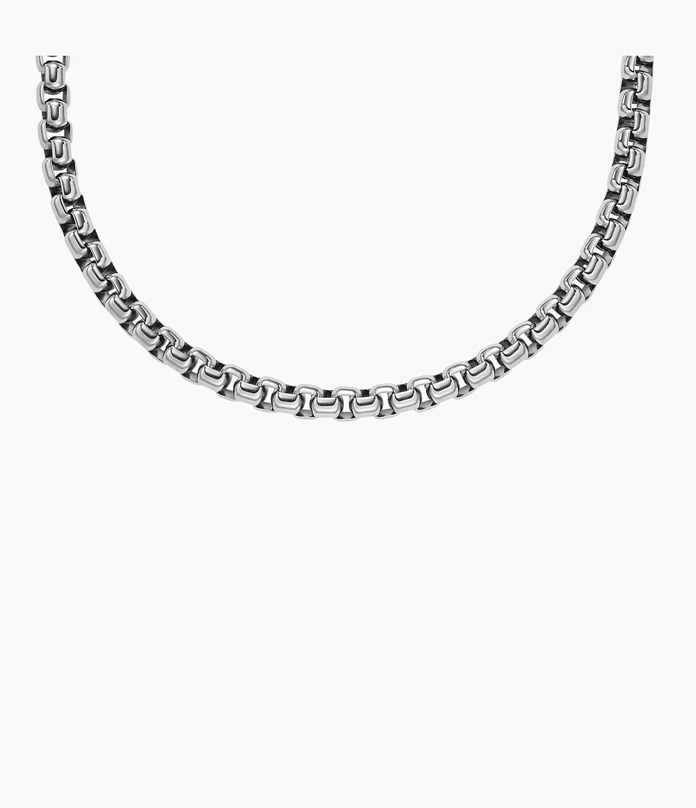 Ellis Core Chains Stainless Steel Chain Necklace | Fossil (US)