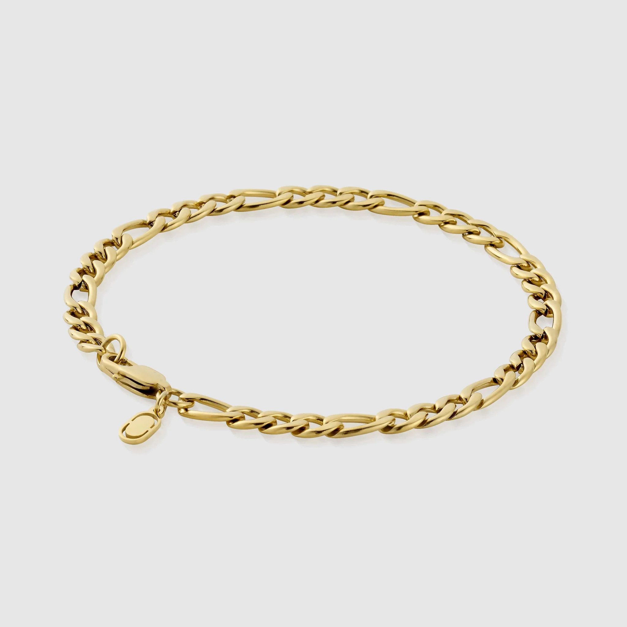 Figaro Bracelet (Gold) 5mm | Craftd London (US)
