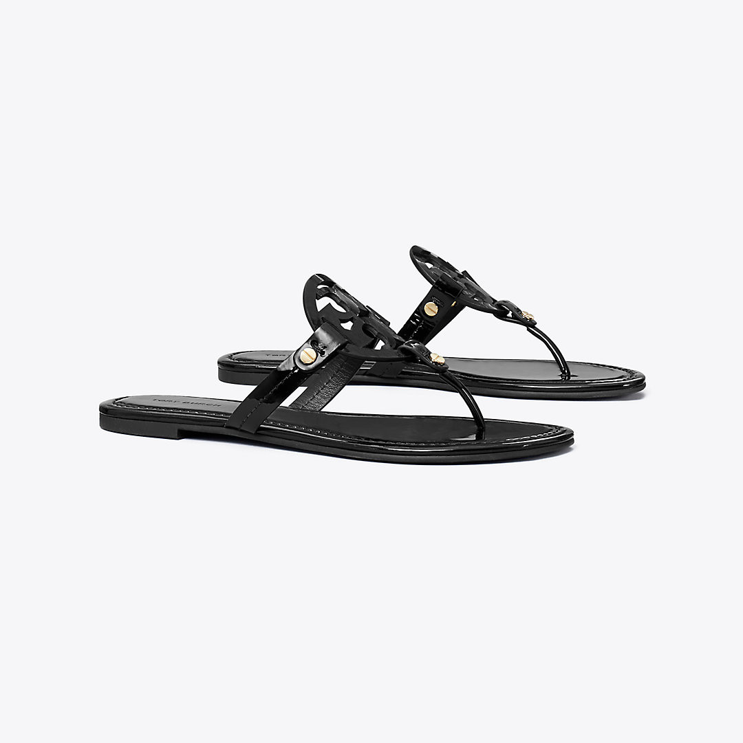 Tory Burch Miller Sandal, Patent Leather | Tory Burch (US)