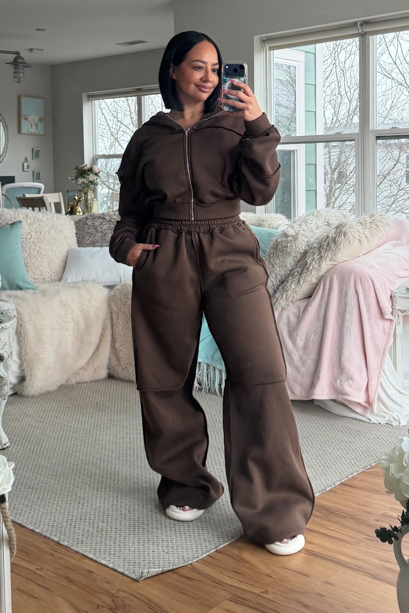 Never getting rid of this cropped hoodie sweatsuit set. Ever. 🤎 

Similar styles tagged as well!

#LTKOver40 #LTKPetite #LTKootd
