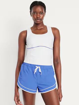 PowerSoft Racerback Cropped Shell Tank | Old Navy (US)
