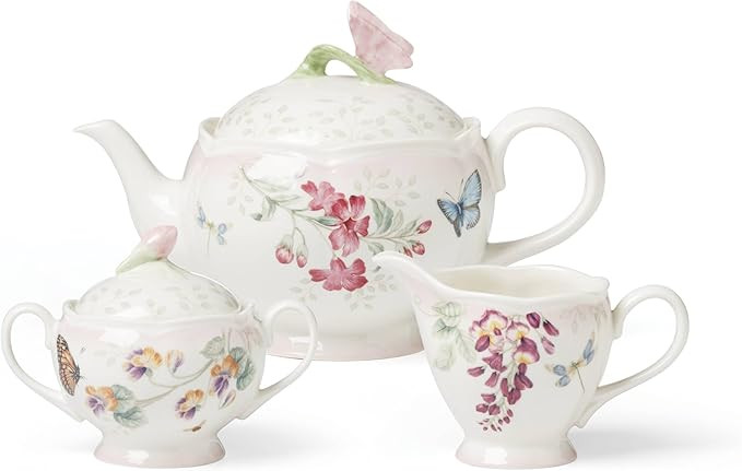Lenox 897102 Butterfly Meadow Pink Ombre 5-Piece Tea Set | Amazon (US)