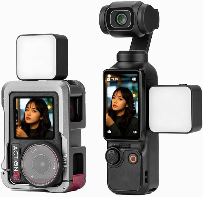 Pocket 3 Magnetic Fill Light Accessories, 6500K Adjustable Video Light For Xtra Muse with Quick -... | Amazon (US)