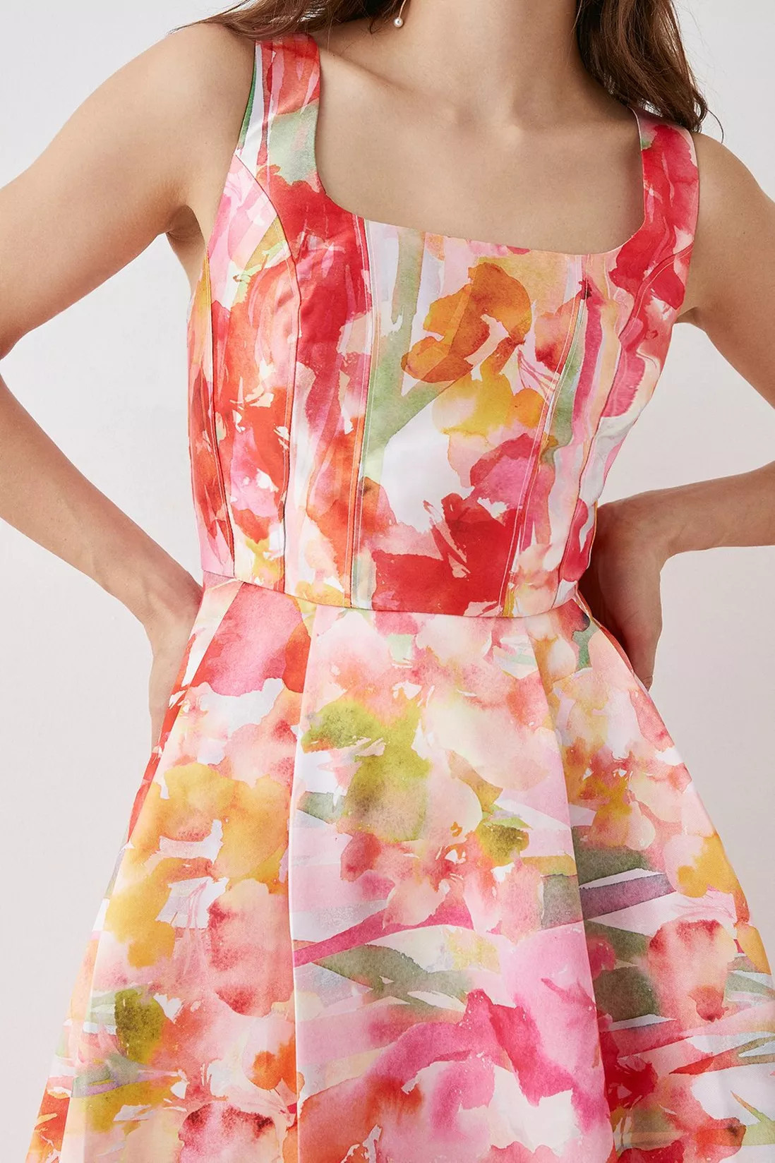 Dresses | Cut Out Ombre Floral Midi Dress | Coast | Coast UK & IE