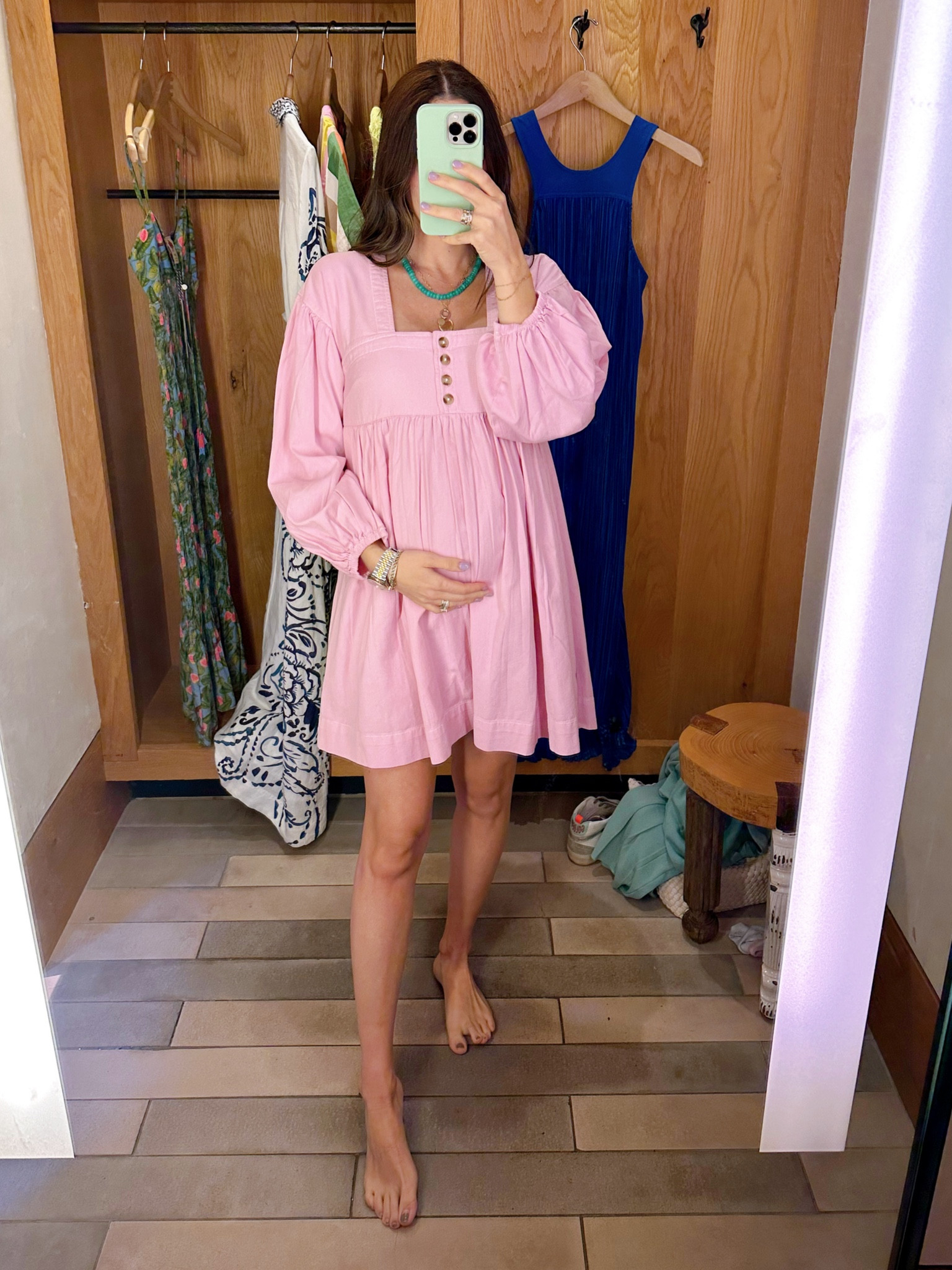 Loved this casual spring dress from Anthropologie! Wearing an xxs! 

#LTKtravel #LTKbump #LTKSeasonal