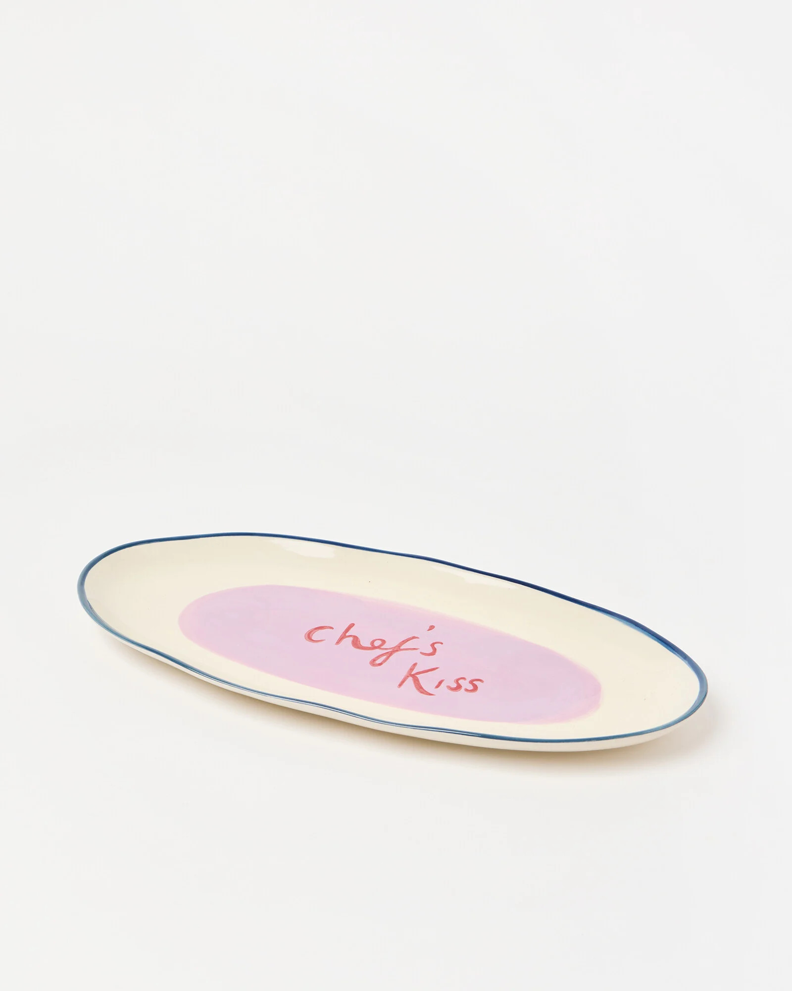 Chef's Kiss Purple Ceramic Platter | Oliver Bonas | Oliver Bonas (Global)