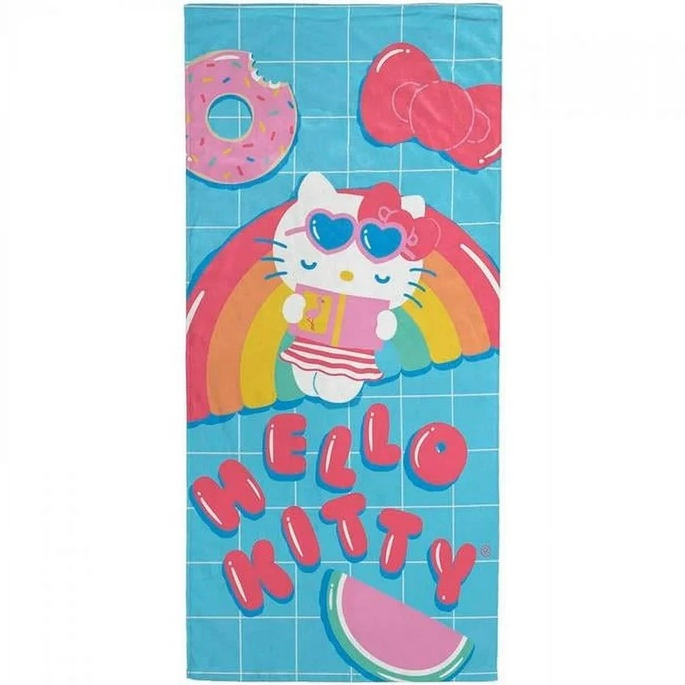 Hello Kitty Pool Time Beach Towel - Walmart.com | Walmart (US)