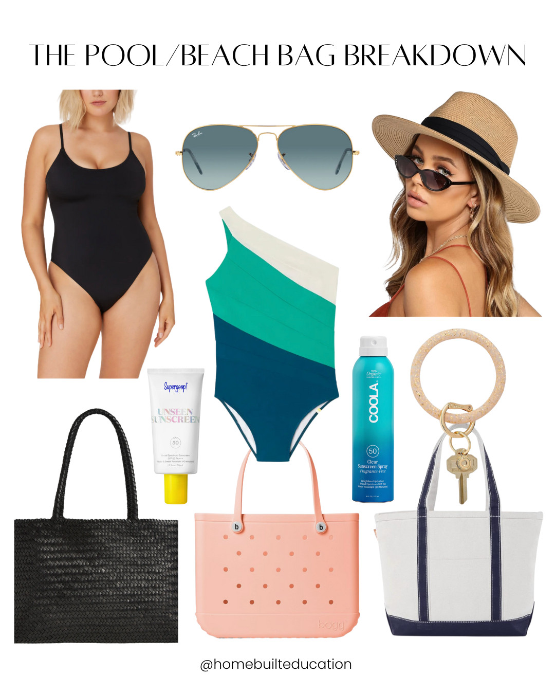  Poolside essentials, packed and ready!☀️👙 Here’s everything in my beach bag this summer—from sun protection to style must-haves. Shop my faves and stay cool all season long! 💦👜 

 

#LTKSeasonal #LTKSwim #LTKItBag