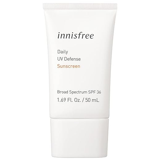 innisfree Daily UV Defense Sunscreen Broad Spectrum SPF 36 Face Lotion | Amazon (US)