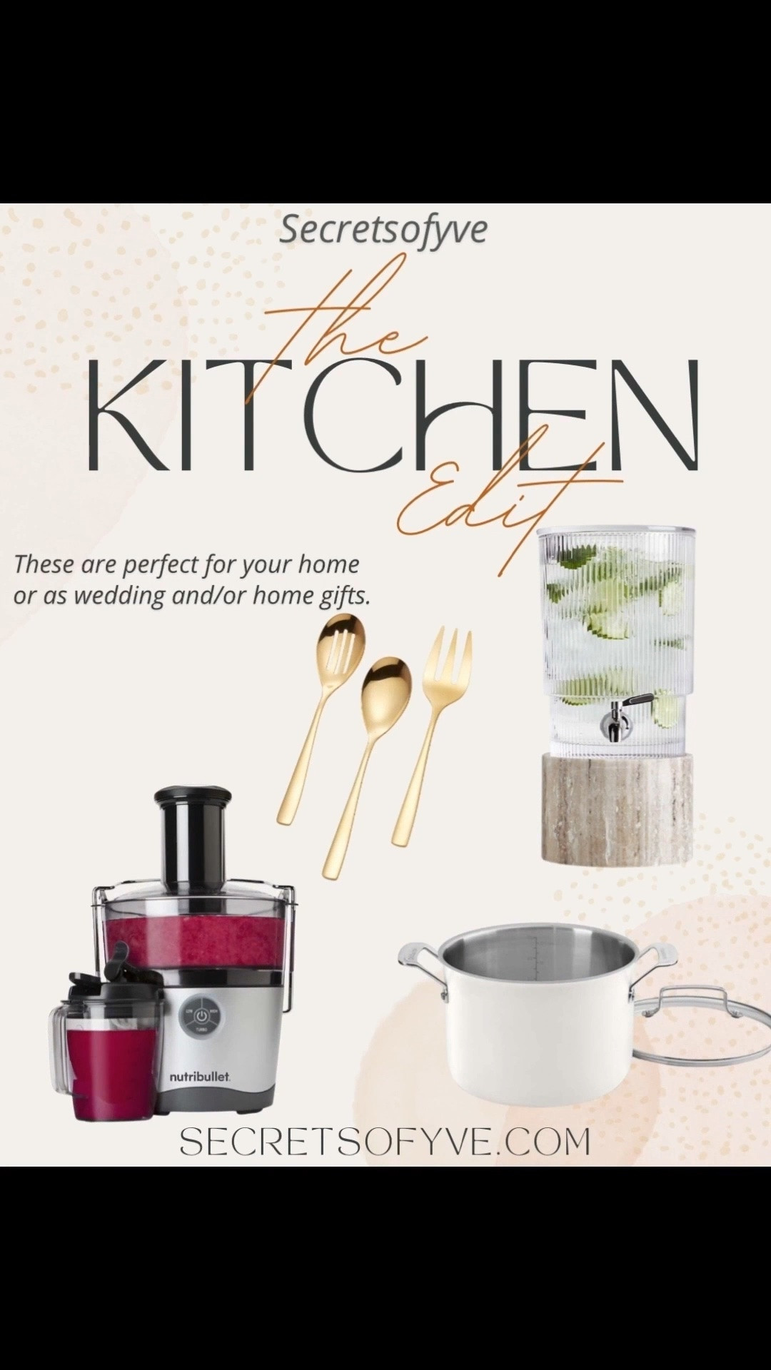 SecretsofYve: Kitchen essentials and gifts 🎁 for a house warming or wedding! 
#Secretsofyve #ltkgiftguide
Always humbled & thankful to have you here.. New posts daily at 3pm & 4:15pm EST. @crate&barrel
CEO: PATESI Global & PATESIfoundation.org
 @secretsofyve : where beautiful meets practical, comfy meets style, affordable meets glam with a splash of splurge every now and then. I do LOVE a good sale and combining codes! #ltkmens #ltkfoodie #ltksalealert #ltku #ltkplussize #ltkmidsize #ltkover40 #ltkpetite #ltkvlog #ltktall #ltkmomlife #ltkmorningroutine #ltkmens
secretsofyve

#LTKSeasonal #LTKHome #LTKWedding