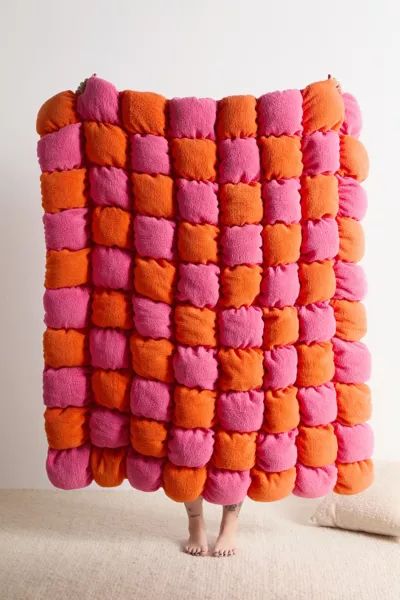 Marshmallow Cloud Fleece Throw Blanket | Urban Outfitters (US and RoW)
