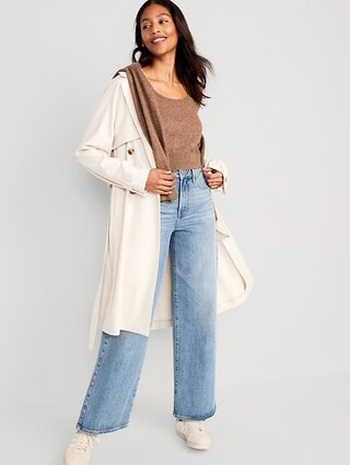 Cozy Cropped Sweater Tank Top for Women | Old Navy (US)