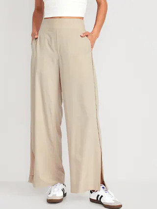 High-Waisted StretchTech Wide-Leg Pants | Old Navy (US)