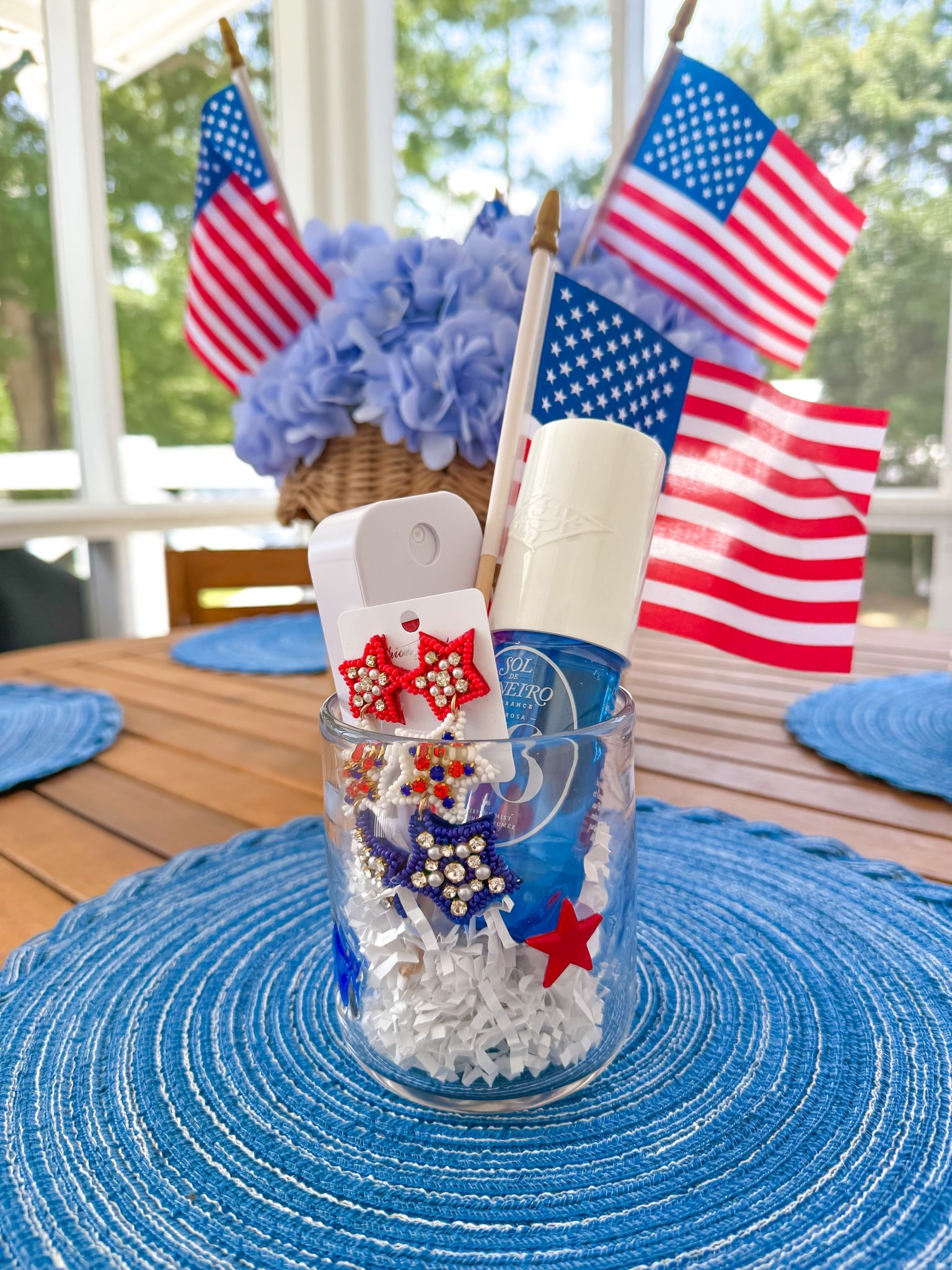 Memorial Day hostess gift // patriotic decor





Fourth of July 
MDW 
Gift ideas 
Gift basket 
Red white blue 


#LTKGiftGuide #LTKFindsUnder50 #LTKSeasonal