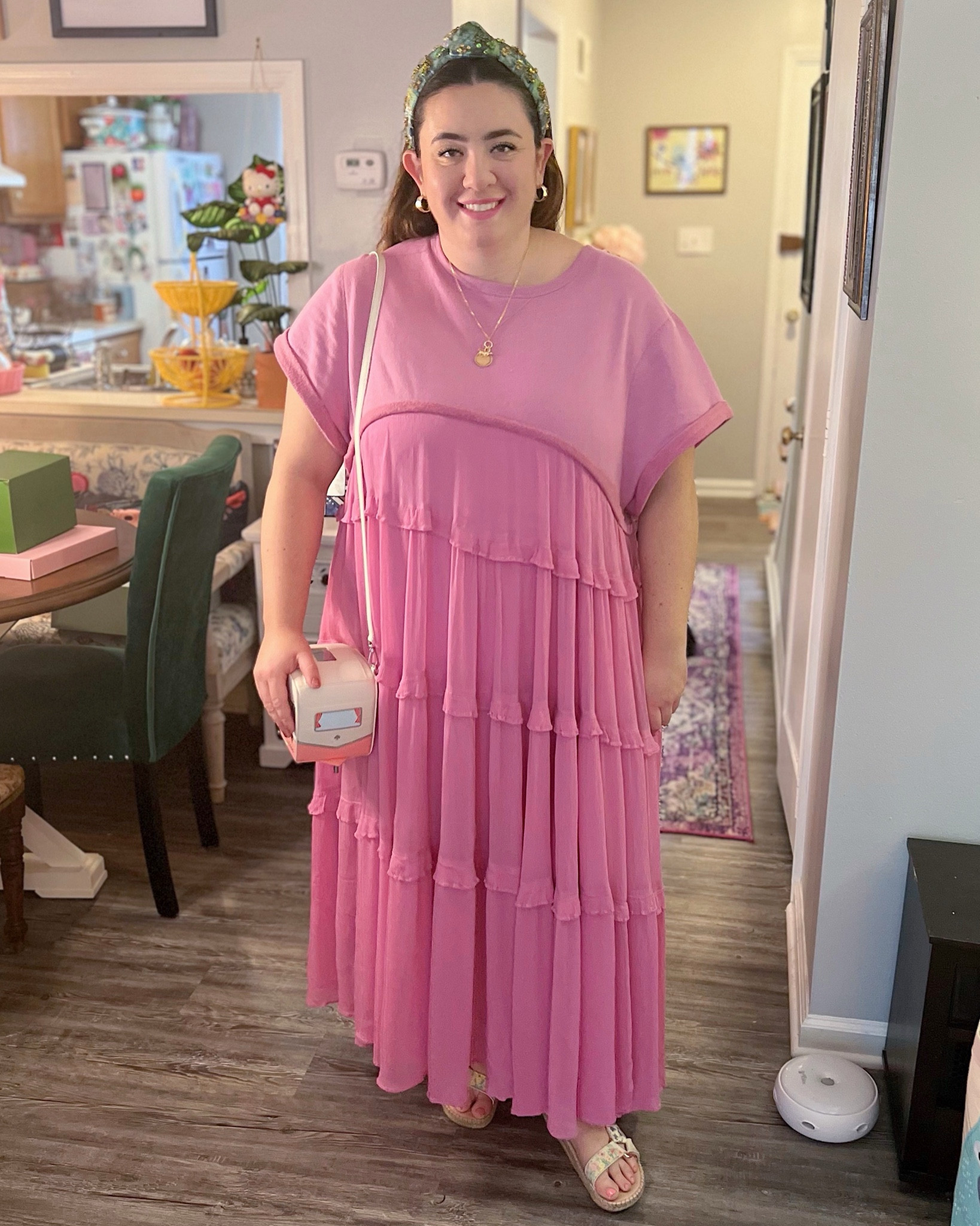 Mixed media maxi dress 💜 

#LTKStyleTip #LTKSeasonal