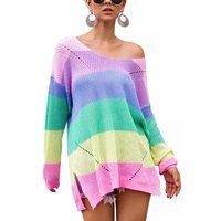 Pastel Rainbow Sweater By Glitz & Candy Co./Kawaii Style Harajuku Sweater Pre Order | Etsy (US)