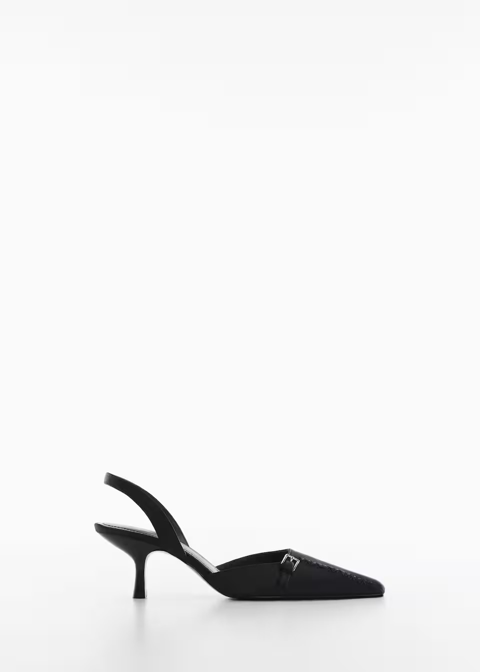 Satin heeled shoes | MANGO (UK)