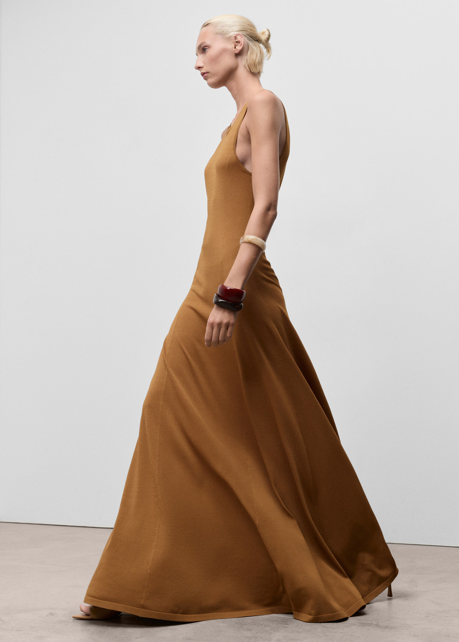 Knit long dress - Women | MANGO USA | Mango (US/MX/AU)