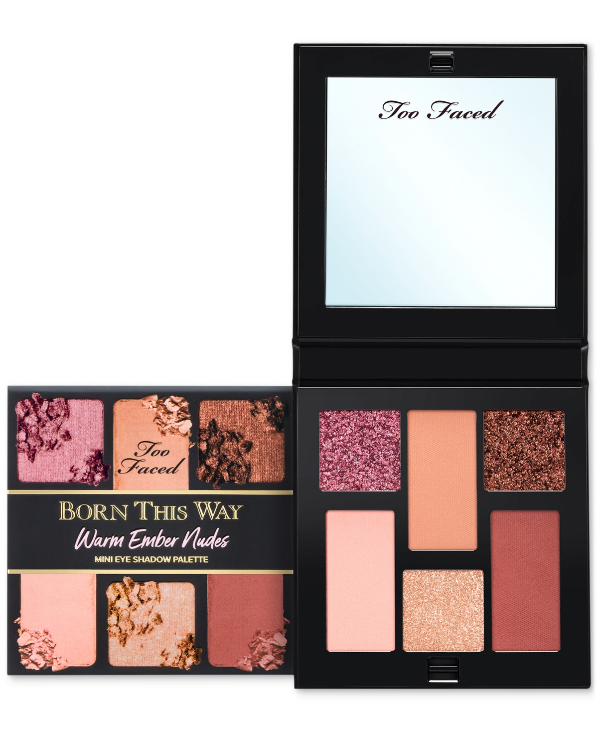 Too Faced Born This Way Warm-Tone Mini Neutral Eye Shadow Palette | Macy's