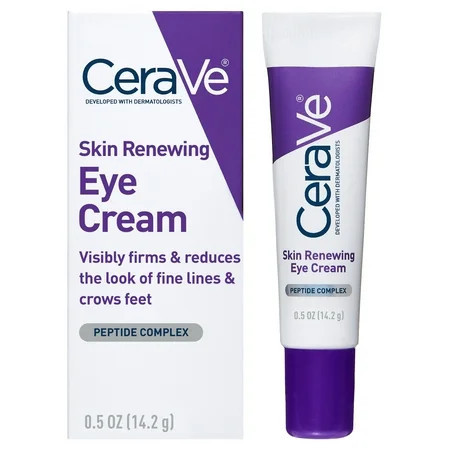 Cerave Anti-Aging Eye Cream for Wrinkles with Caffeine and Hyaluronic Acid Fragrance Free 0.5 oz | Walmart (US)