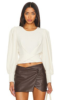 ASTR the Label Wrenley Top in Cream from Revolve.com | Revolve Clothing (Global)