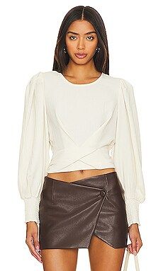 ASTR the Label Wrenley Top in Cream from Revolve.com | Revolve Clothing (Global)