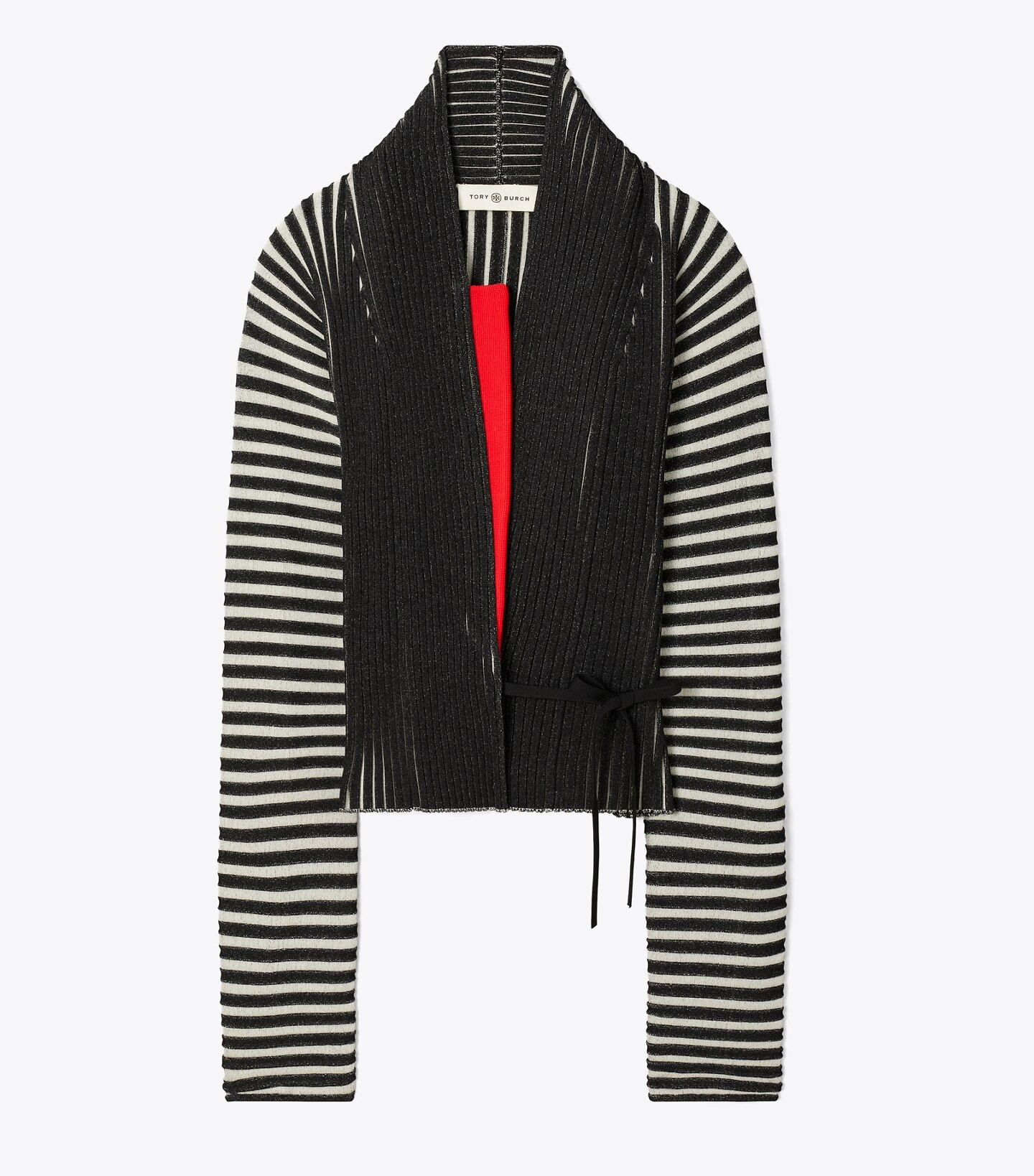 PLAITED RIB SHAWL CARDIGAN | Tory Burch (US)