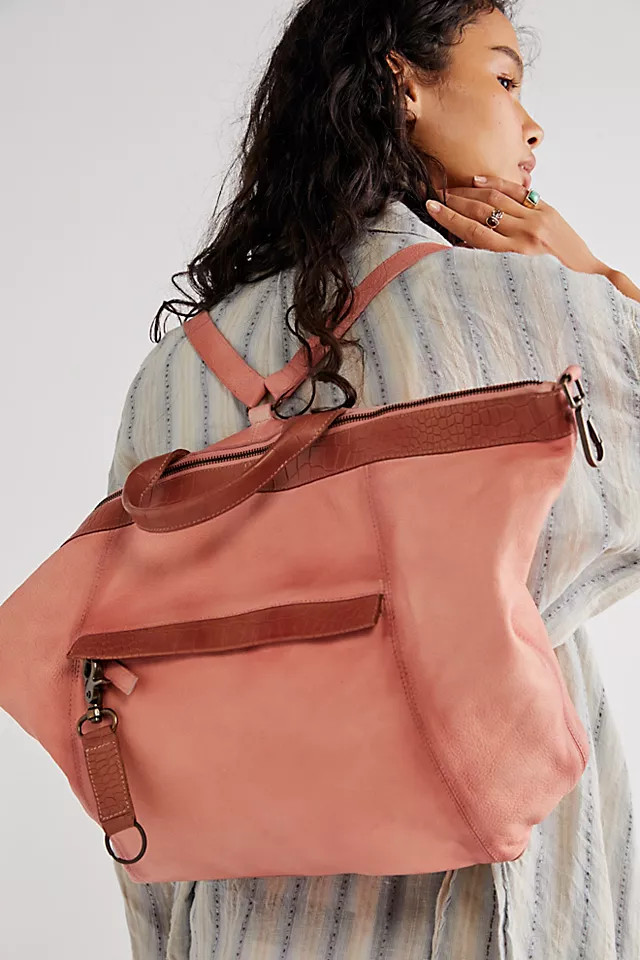 Joey Distressed Convertible Backpack | Free People (Global - UK&FR Excluded)