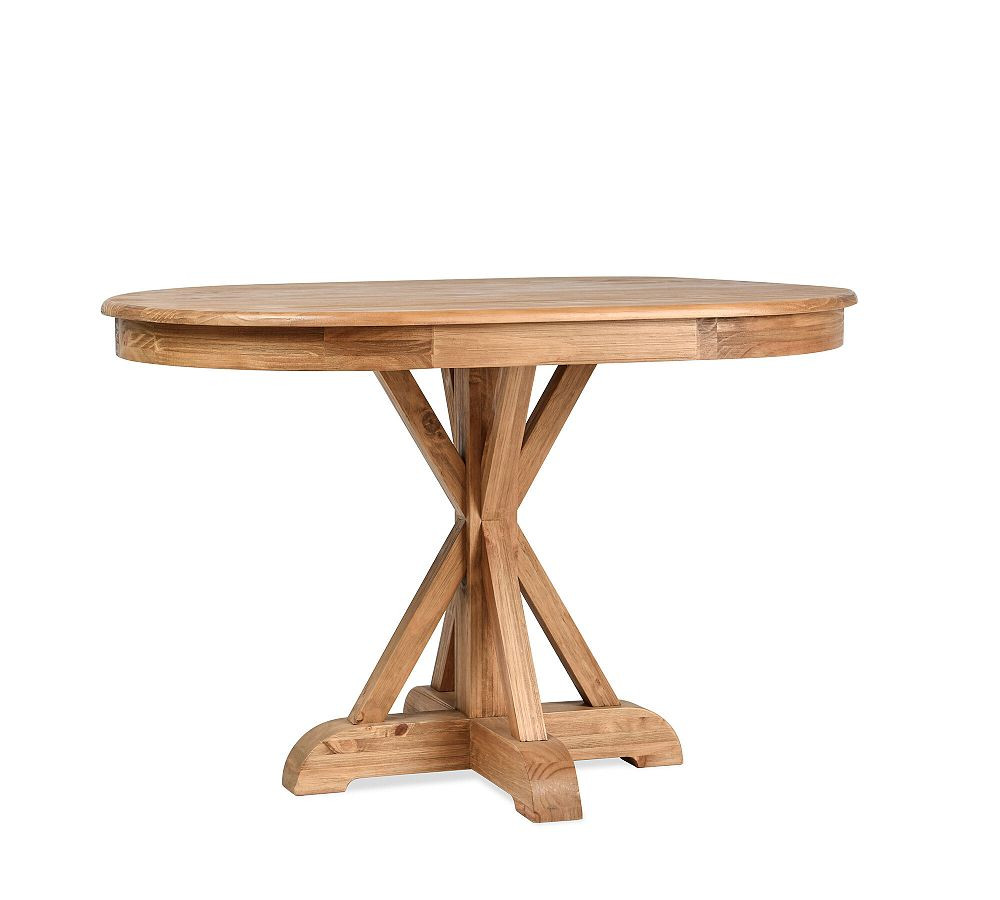 Hyeres Oval Pedestal Dining Table (47") | Pottery Barn (US)