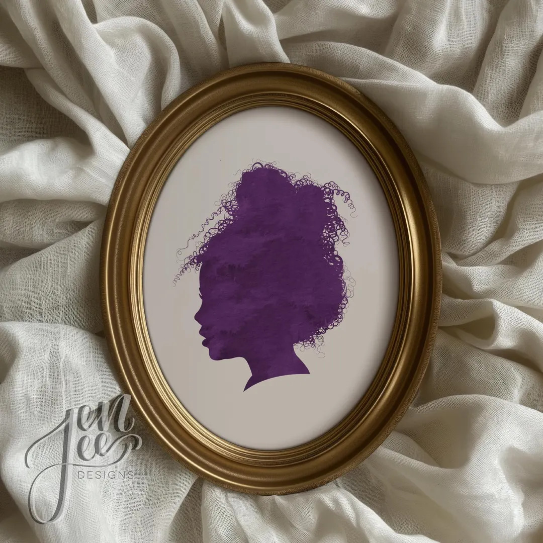 CUSTOM Silhouette, Child Silhouette Printable - Etsy | Etsy (US)