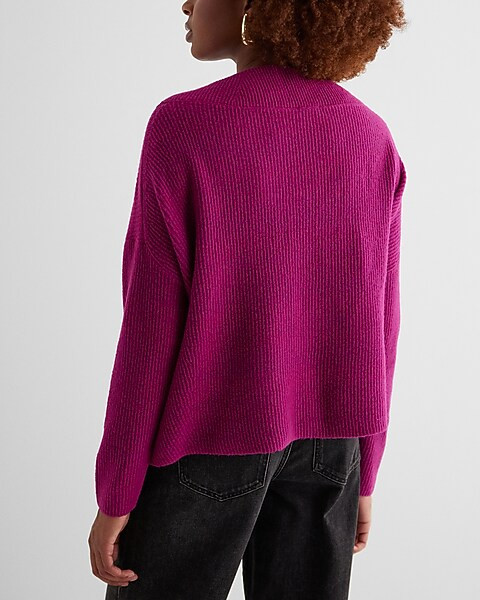 Relaxed V-neck Sweater | Express