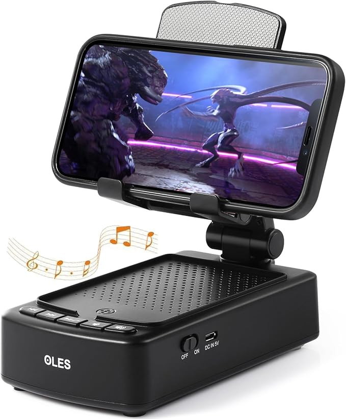 Gifts for Men, OLES Mobile Phone Stand with Bluetooth for Him Dad Women Who Want Nothing, Adjusta... | Amazon (US)