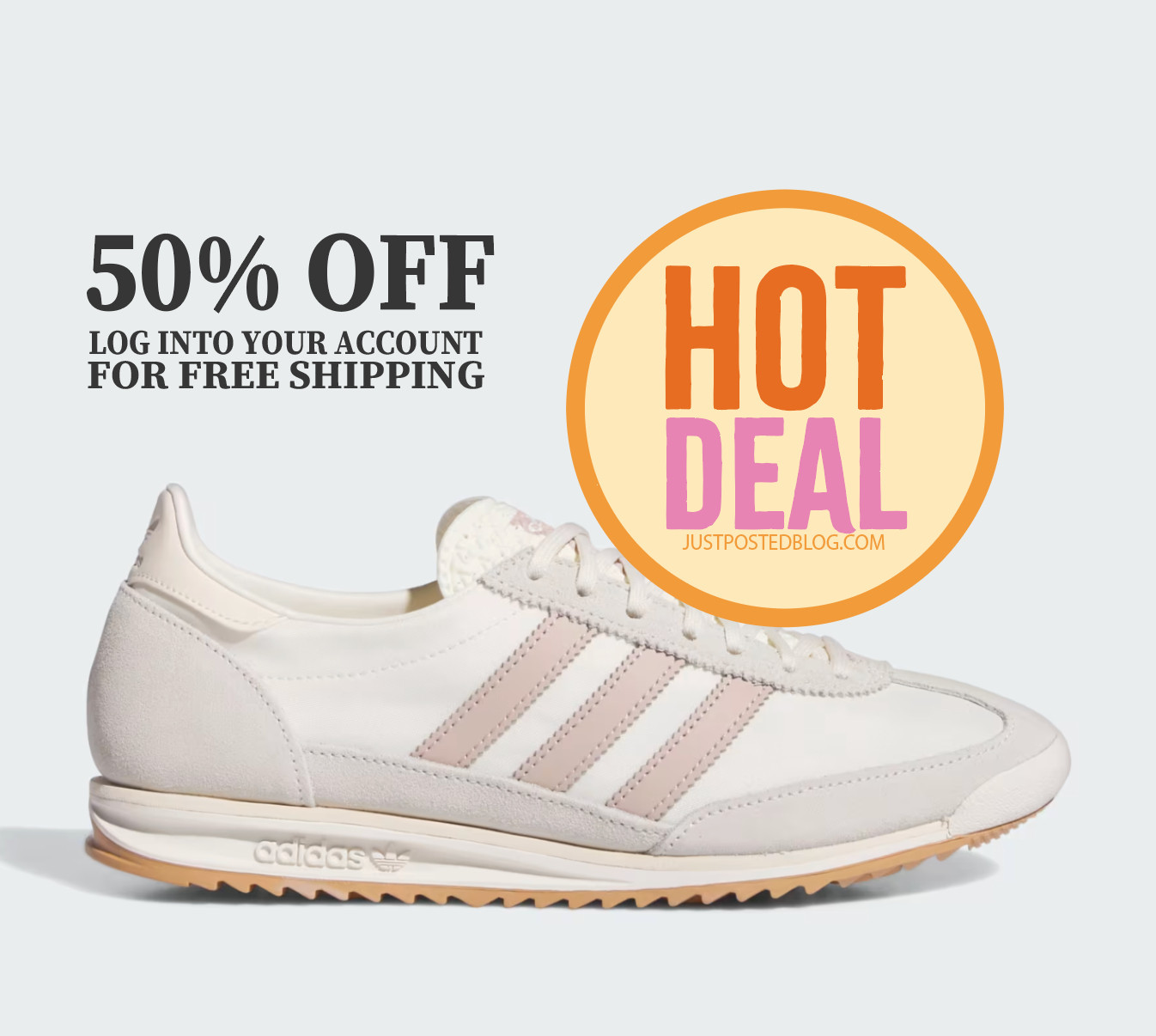Soooooo cute and 50% off with FREE shipping when you are logged into your account! Love the color of these sneakers!  

 #LTKActive #LTKSaleAlert