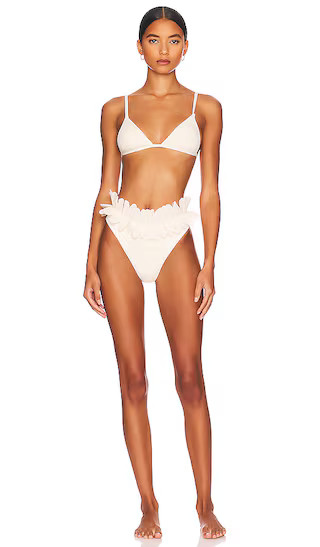 Fatima Bikini Set in Ivory | Revolve Clothing (Global)