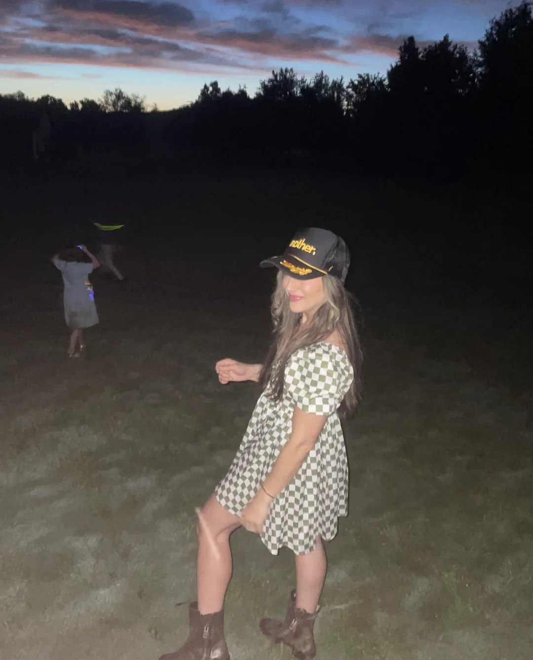 Mother Embroidered Captain Hat - Black and Gold | Mother Hats